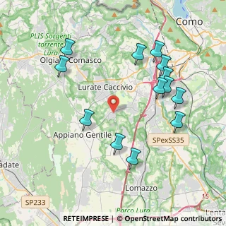 Mappa Via Luigi Cadorna, 22070 Bulgarograsso CO, Italia (4.22615)