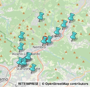 Mappa Via Benigno Crespi, 24021 Albino BG, Italia (4.152)