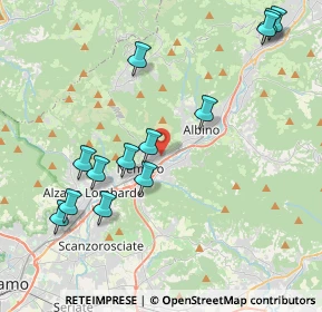 Mappa Via Benigno Crespi, 24021 Albino BG, Italia (4.43846)