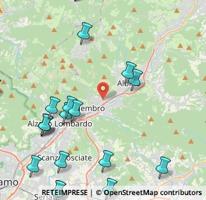Mappa Via Benigno Crespi, 24021 Albino BG, Italia (5.695)
