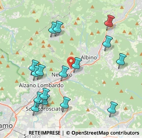 Mappa Via Benigno Crespi, 24021 Albino BG, Italia (4.47563)