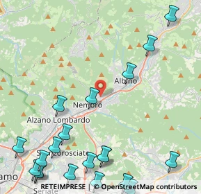 Mappa Via Benigno Crespi, 24021 Albino BG, Italia (6.326)