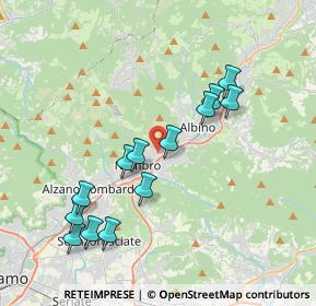 Mappa Via Benigno Crespi, 24021 Albino BG, Italia (3.77308)