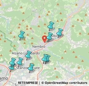 Mappa Via Benigno Crespi, 24021 Albino BG, Italia (4.39091)