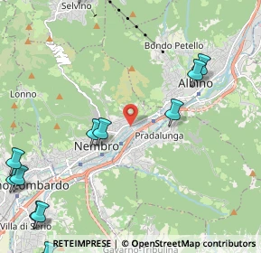 Mappa Via Benigno Crespi, 24021 Albino BG, Italia (3.09667)