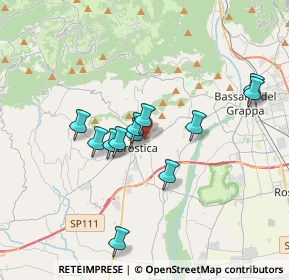 Mappa Via Papa Giovanni Paolo II, 36063 Marostica VI, Italia (3.04)