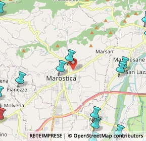 Mappa Via Papa Giovanni Paolo II, 36063 Marostica VI, Italia (3.35357)