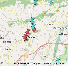 Mappa Via Papa Giovanni Paolo II, 36063 Marostica VI, Italia (2.69727)