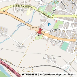 Mappa Via Trieste, 19, 11027 Saint-vincent AO, Italia, 11027 Saint-Vincent, Aosta (Valle d'Aosta)