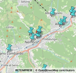 Mappa Via Ronchi, 24027 Nembro BG, Italia (2.42786)