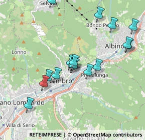 Mappa Via Ronchi, 24027 Nembro BG, Italia (1.85125)