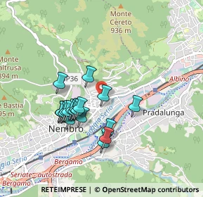 Mappa Via Ronchi, 24027 Nembro BG, Italia (0.769)