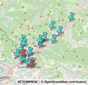Mappa Via Ronchi, 24027 Nembro BG, Italia (3.848)
