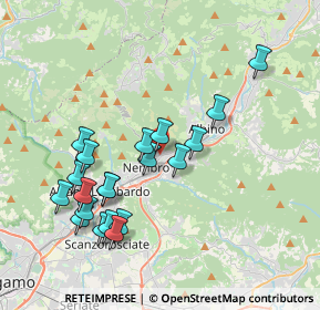 Mappa Via Ronchi, 24027 Nembro BG, Italia (3.7955)