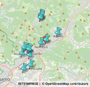Mappa Via Ronchi, 24027 Nembro BG, Italia (3.62929)
