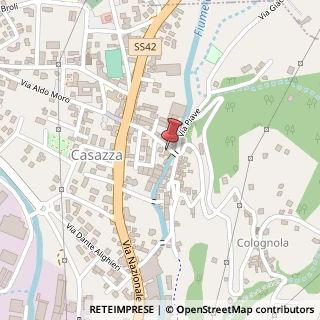 Mappa Via XXIV Maggio, 10, 24060 Casazza, Bergamo (Lombardia)