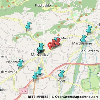Mappa Via Cavallara, 36063 Marostica VI, Italia (1.67438)