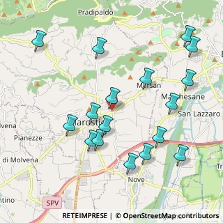 Mappa Via Cavallara, 36063 Marostica VI, Italia (2.21471)
