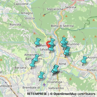 Mappa Via Don Bosco, 24031 Almenno San Salvatore BG, Italia (1.79929)