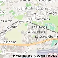Kaart Saint-Christophe