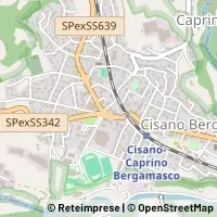 Mapa Cisano Bergamasco