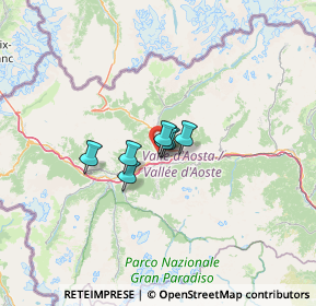 Mappa Rue de Coutumier, 11100 Aosta AO, Italia (5.85286)