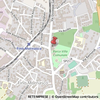 Mappa Via Garibaldi, 94, 22073 Fino Mornasco, Como (Lombardia)