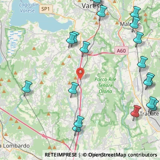 Mappa Via Roma, 21040 Castronno VA, Italia (6.3875)