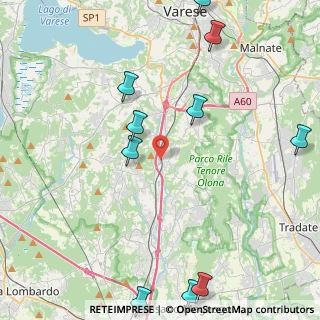 Mappa Via Roma, 21040 Castronno VA, Italia (5.90091)