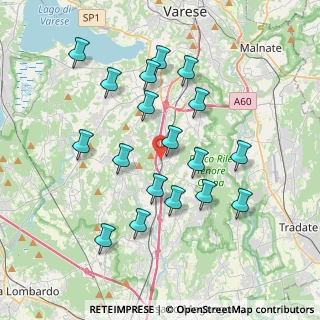 Mappa Via Roma, 21040 Castronno VA, Italia (3.68333)