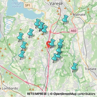 Mappa Via Roma, 21040 Castronno VA, Italia (3.534)