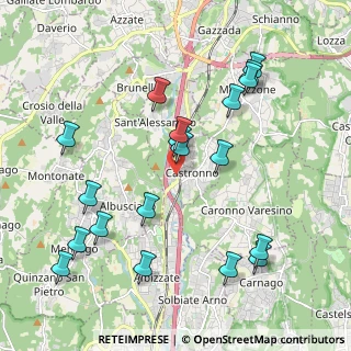 Mappa Via Roma, 21040 Castronno VA, Italia (2.21105)