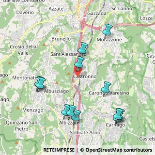 Mappa Via Roma, 21040 Castronno VA, Italia (2.33308)