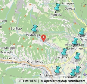 Mappa Via Fratelli Ripamonti, 24030 Palazzago BG, Italia (3.17545)