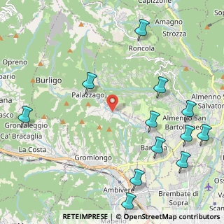 Mappa Via Fratelli Ripamonti, 24030 Palazzago BG, Italia (2.78833)