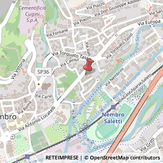 Mappa Via Antonio Locatelli, 23, 24027 Nembro, Bergamo (Lombardia)