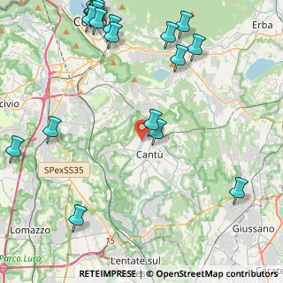 Mappa Via Filippo Turati, 22063 Cantù CO, Italia (6.1965)