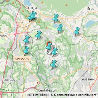 Mappa Via Filippo Turati, 22063 Cantù CO, Italia (3.74364)