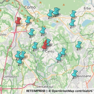 Mappa Via Filippo Turati, 22063 Cantù CO, Italia (4.60158)