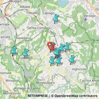 Mappa Via Filippo Turati, 22063 Cantù CO, Italia (1.485)