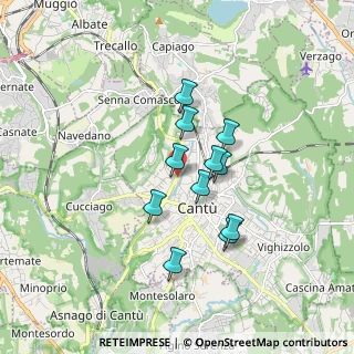 Mappa Via Filippo Turati, 22063 Cantù CO, Italia (1.30909)