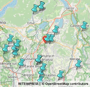 Mappa Cassago-nibionno-bulciago, 23893 Cassago Brianza LC, Italia (10.239)