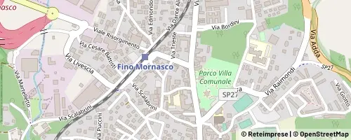 Mappa Fino Mornasco