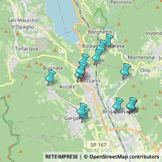 Mappa Via per Auzate, 28024 Gozzano NO, Italia (1.73462)