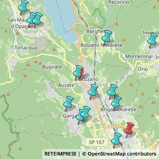 Mappa Via per Auzate, 28024 Gozzano NO, Italia (2.80429)