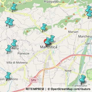 Mappa Via 24 Maggio, 36063 Marostica VI, Italia (3.21214)