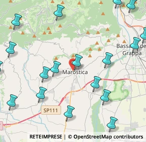 Mappa Via 24 Maggio, 36063 Marostica VI, Italia (5.9675)