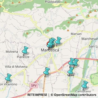 Mappa Via Cairoli, 36063 Marostica VI, Italia (2.12909)