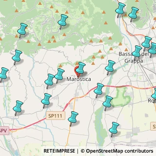Mappa Via Cairoli, 36063 Marostica VI, Italia (5.953)