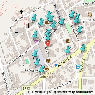 Mappa Via Cairoli, 36063 Marostica VI, Italia (0.134)